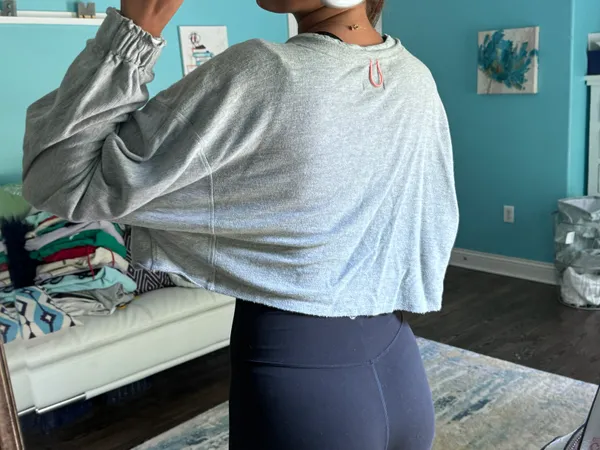 Free People Movement cycle bar long sleeve crop top - Image 3