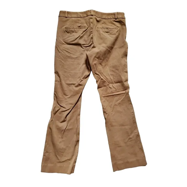 Banana Republic Sloan Pants Women Size 8 Chino Stretch Mid Rise Brown Slacks - Image 3