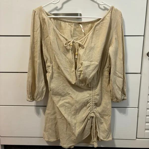 Free People Port Sunlight Mini Beige - Image 2