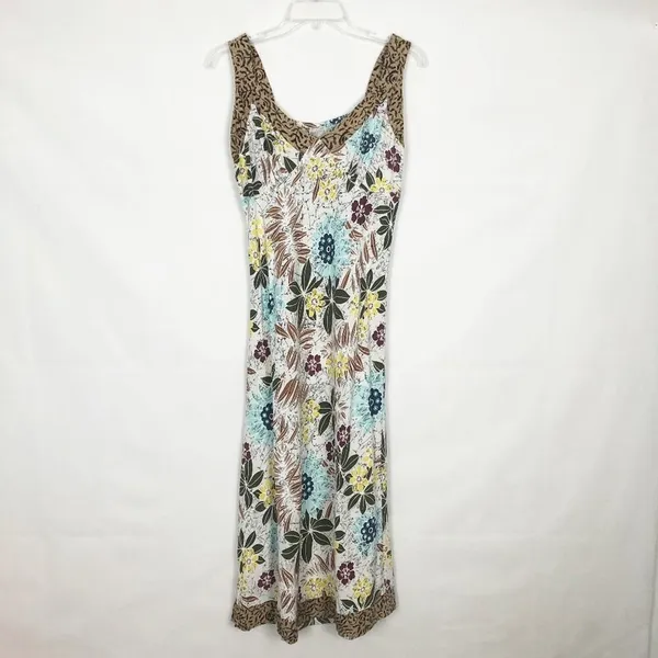 Globe Trotter V-Neck Sleeveless Floral Dress Size M - Image 2