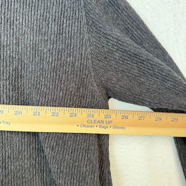 Lululemon Retreat Yourself Textured Pullover Sweatshirt Dark Gray L/XL - Image 4