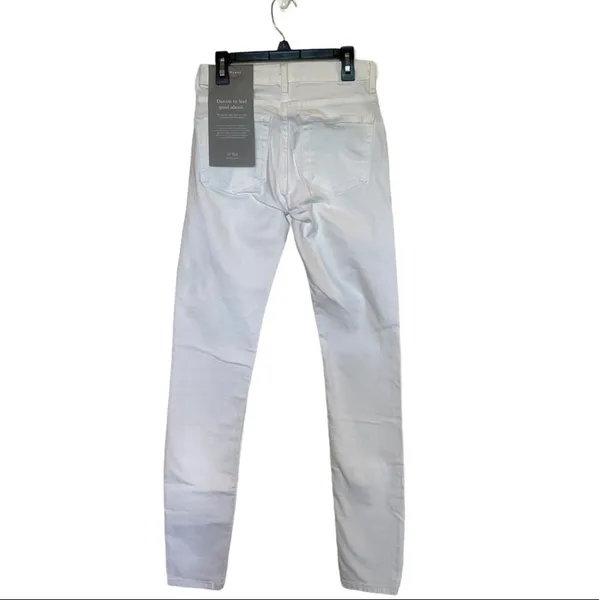 Everlane Bone The Mid Rise Skinny Crop Jeans Size‎ 23 - Image 6
