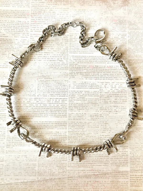 Rock punk grunge y2k spike necklace💫 - Image 2