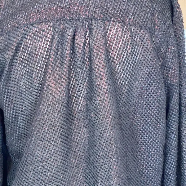 Current Air Womens Blouse Size Large Top Long Sleeve Dark Academia Gothic Chic - Image 6