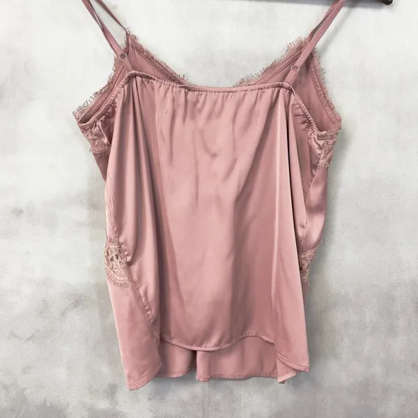 Love Tree Y2K Babydoll Cami Tank Top Women Small Pink Soft Girl Coquette Romantic Dainty‎ - Image 8