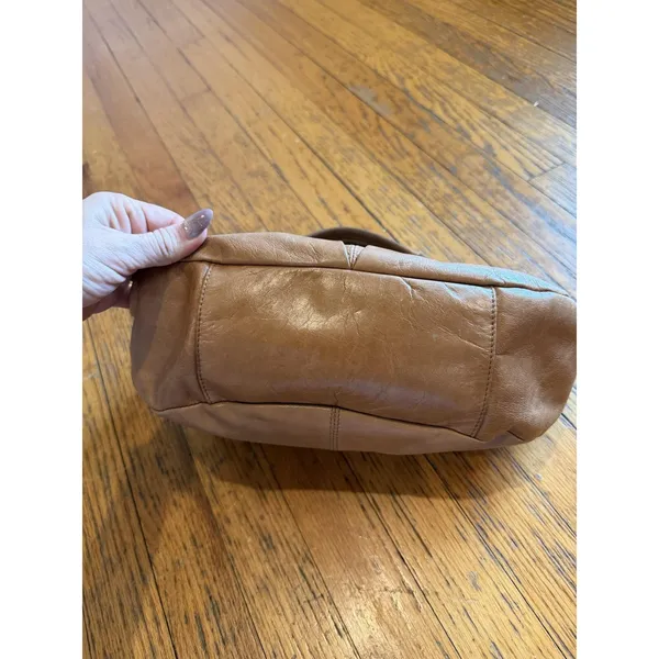 Hobo International Hobo Bag Womens Sm Brown Leather Top Zip - Image 6