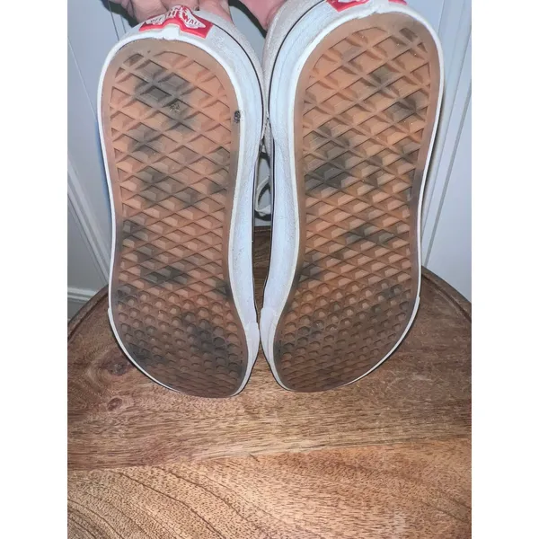 Vans Old Skool Men's 8.5/Women's 10 Skate Shoes‎ Gray Low Top Casual Sneaker - Image 4