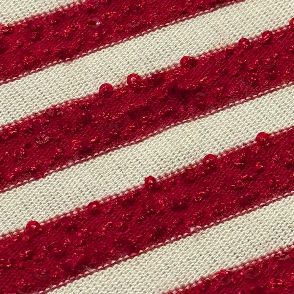 Talbots 3/4 Sleeve Top Striped Sequin Preppy Nautical Red White Plus Size 3X - Image 15