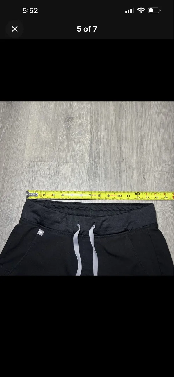FIGS Zamora Scrub Pants Jogger Black - Image 5