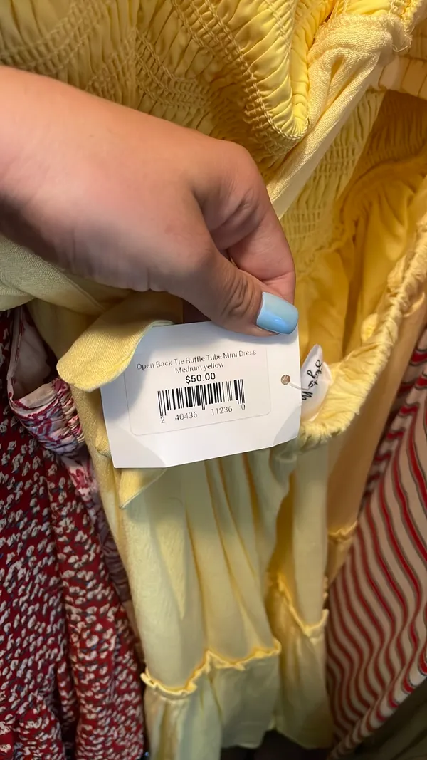 Sky to look dress Yellow Size M - Image 2