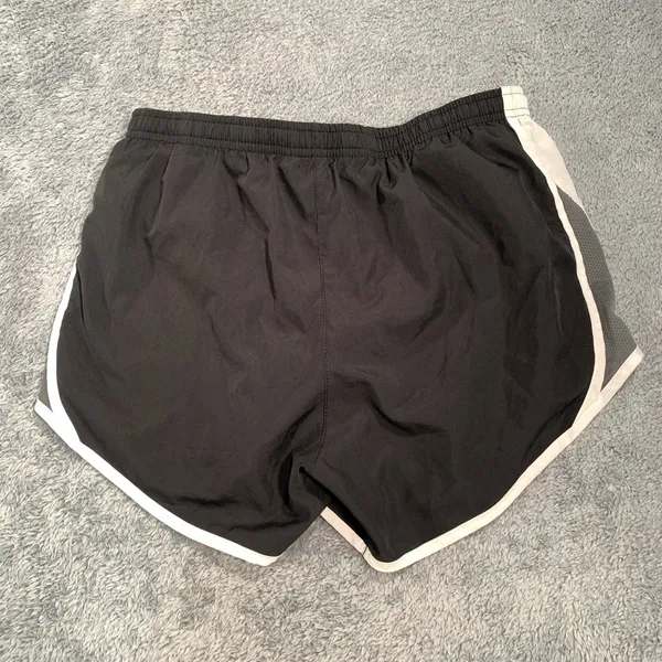 Nike Women's Athletic Shorts in Black and White - Image 7