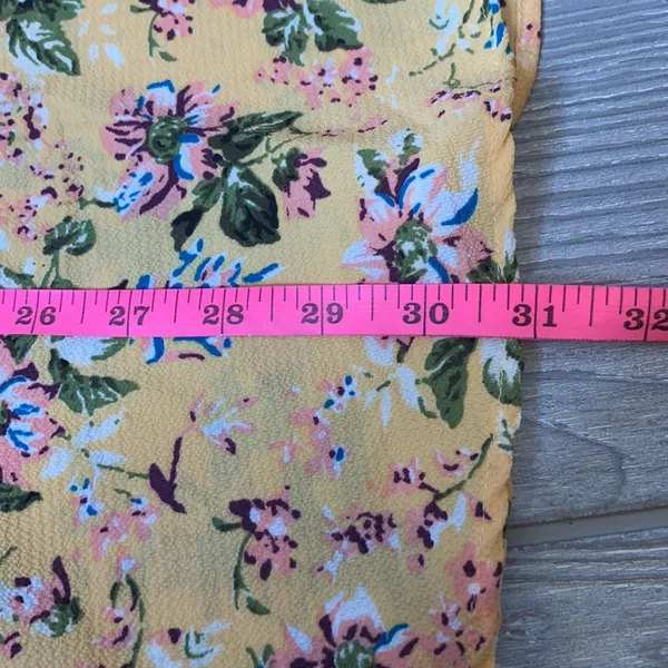 Flynn Skye Leila lace up dress squash floral print sz XS‎ - Image 9