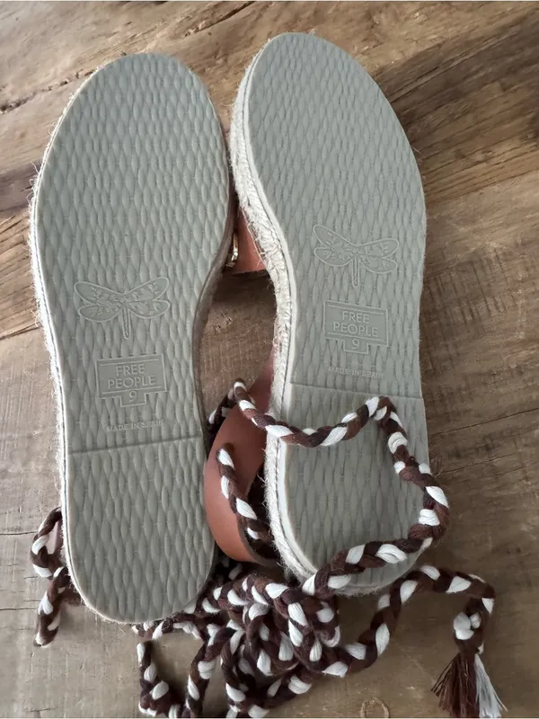NEW Free People Wander Wrap Espadrilles ~ SOLD OUT! ~ Size 9 - Image 8