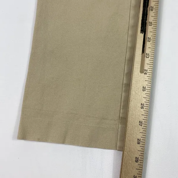 Lauren Ralph Lauren Pants Womens 10 Khaki Beige Stretch Twill Straight Leg Jeans - Image 3