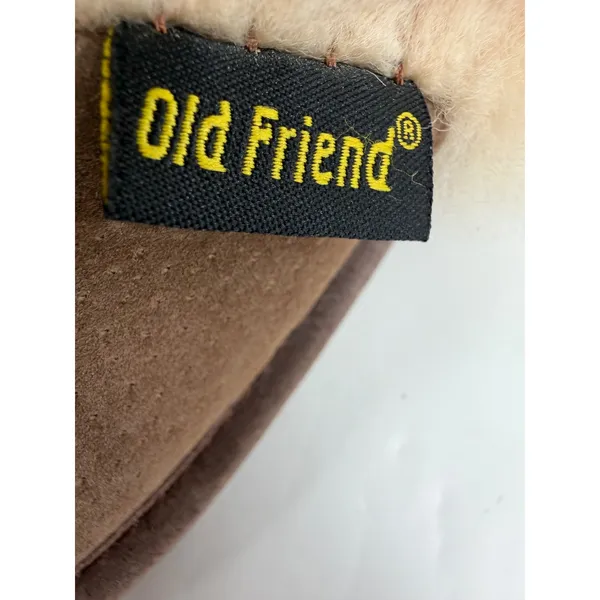 Old Friend Women Scuff Suede Sheepskin Slippers Chestnut Brown Size 6M - Image 6