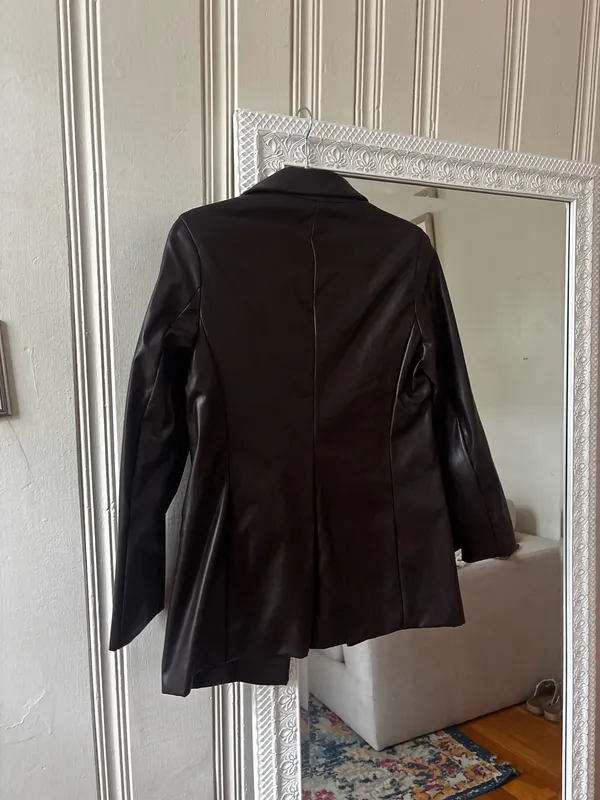 Princess Polly Leather Blazer - Image 7