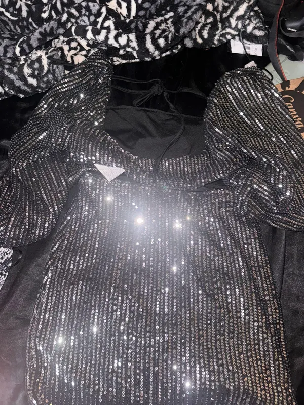 Matching Two Piece Set Black Size XS - Image 2