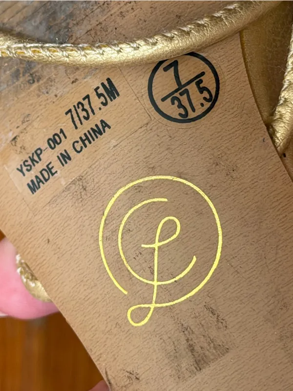 Chinese Laundry Yita Gold Strappy Heels - Image 10