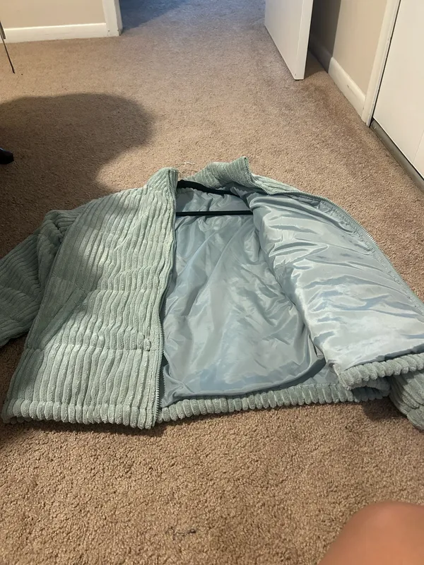 SHEIN fuzzy soft Jacket in Light blue - Image 3
