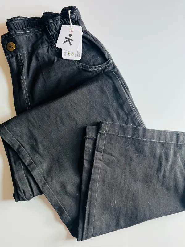 Known Supply • NWT Sailor Black Pants Organic Cotton Twill - Image 7