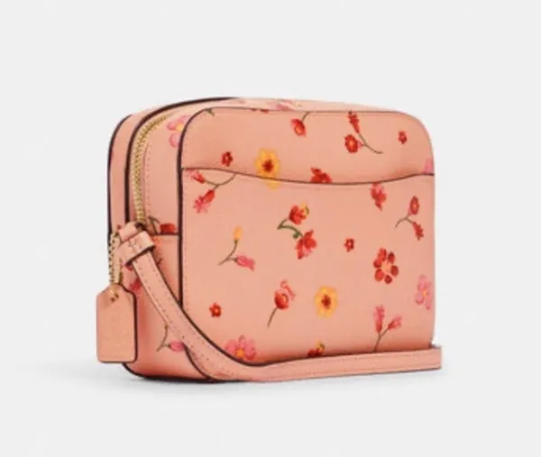 Coach NWT Pink MINI CAMERA BAG WITH MYSTICAL FLORAL PRINT - Image 2