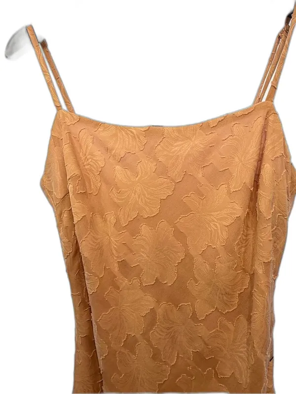 NWT Lulus Women’s Fresh Blooms Mauve Floral Jacquard Column Midi Dress Size S - Image 5