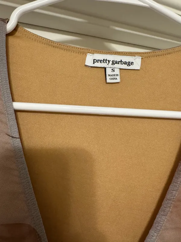 Pretty garbage top Brown - Image 2