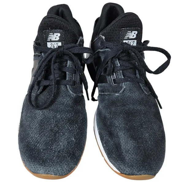 New Balance 247 Black White Gum Sole‎ RevLite Suede Mesh Sneakers WS247CI 8 - Image 6