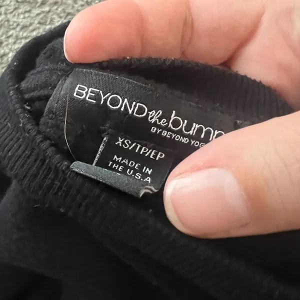 Beyond Yoga beyond the bump black top size‎ XS - Image 8