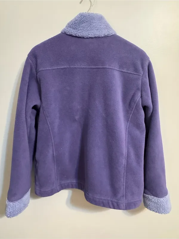 Vintage Patagonia Synchilla Women’s XL Purple Fleece Jacket Costa Rica - Image 3
