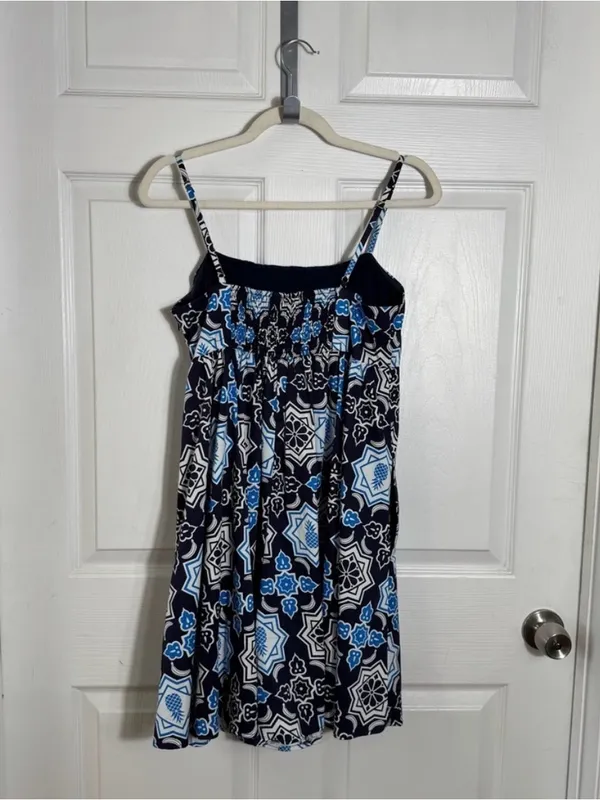Anthropologie Hutch Pineapple Print Romper Size Small Blue Black Tropical - Image 4
