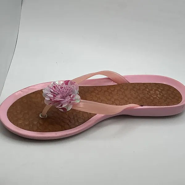 coach‎ flip flops size 9  Pink Floral - Image 6