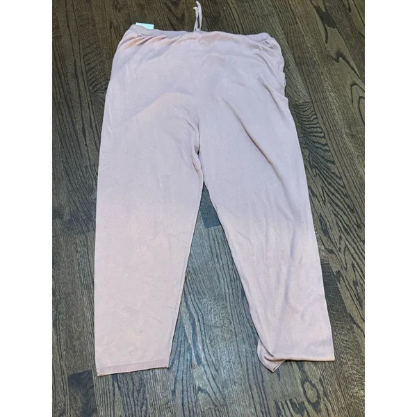 Eileen Fisher Straight York Lounge Pant Size Large Waffle Sweater Relaxed - Image 5