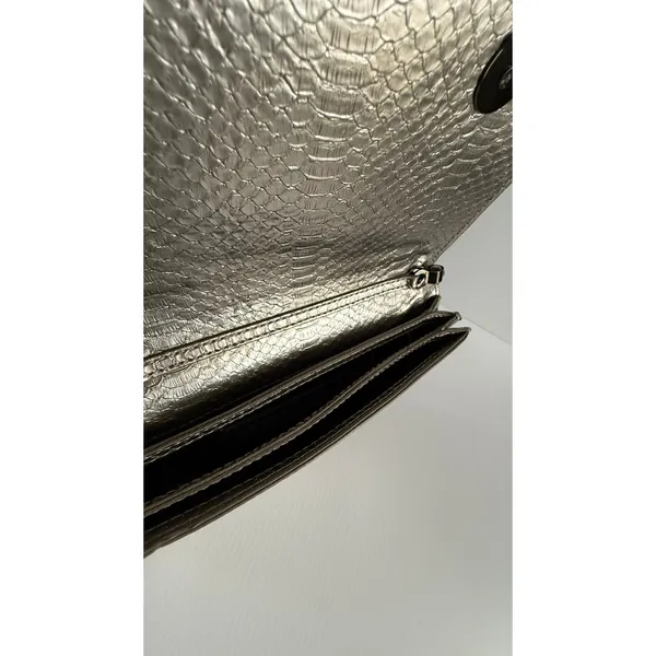 Zara Mini Clutch Shoulder Bag Metal Chain Strap Y2K Purse Mini Baguette Bag - Image 10