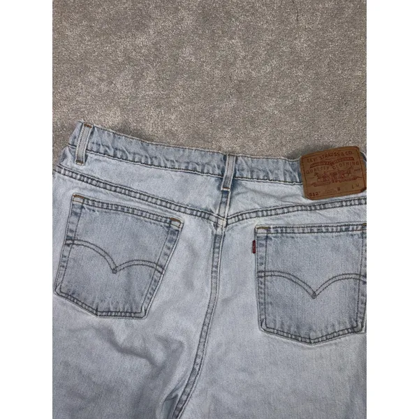 womens levis vintage‎ 512 slim fit straight leg 18 Reg 90s USA Made - Image 6