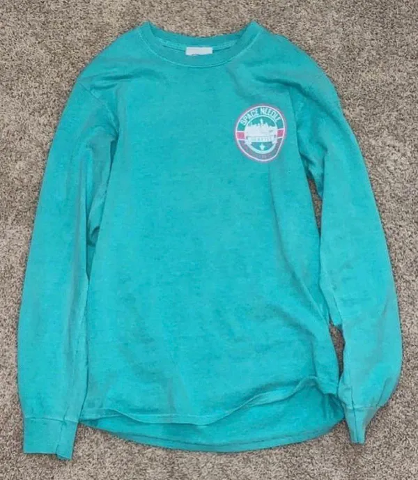 Seattle Space Needle Longsleeve Blue - Image 3