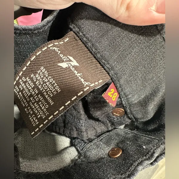 7 For All Mankind Bootcut Jeans With Rhinestones - Image 6