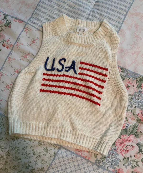 These Three Boutique American Flag Top - Image 2
