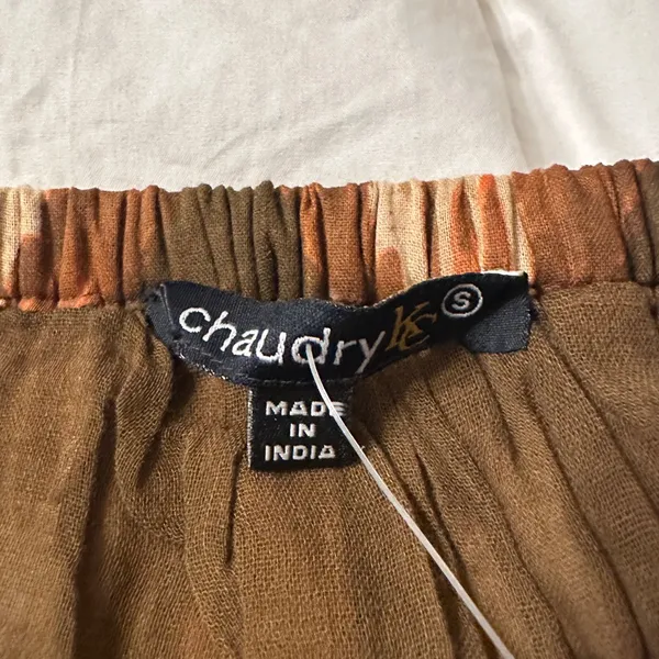 Chaudry Boho Cotton Skirt - NWT - Size S Patterned Women's Skirt - Image 10