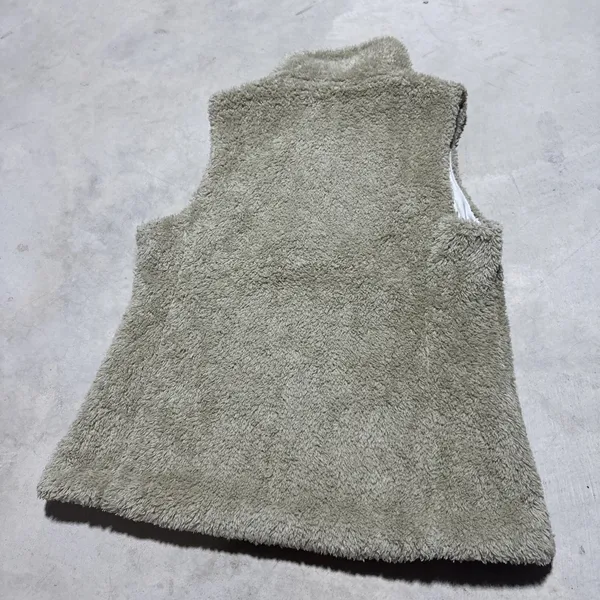 Patagonia Fleece Vest Women's SZ L Beige Sleeveless Full Zip Los Gatos Pile - Image 8