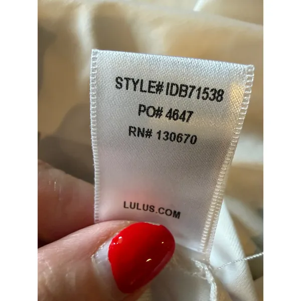 Lulus Pollen for You Maxi Dress Women Small Blue White Floral Chiffon Wedding - Image 11