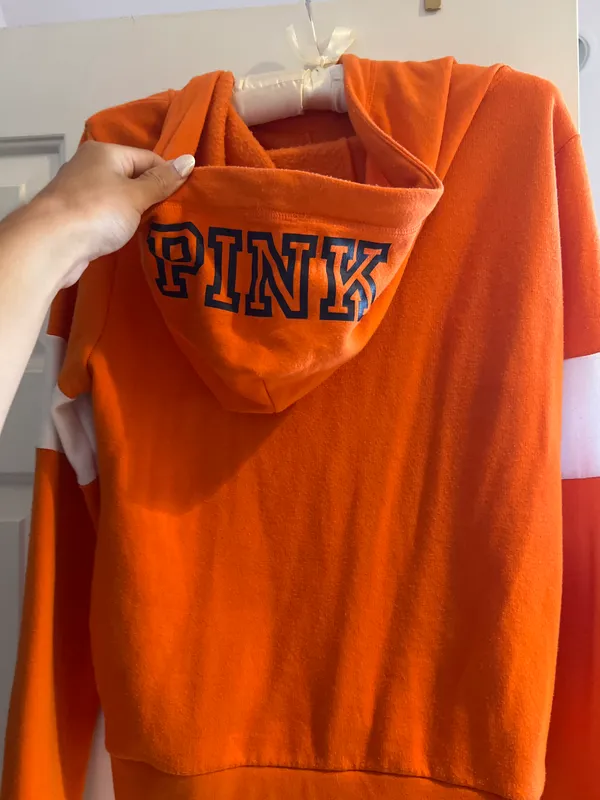 PINK Bronco Hoodie Size M - Image 2
