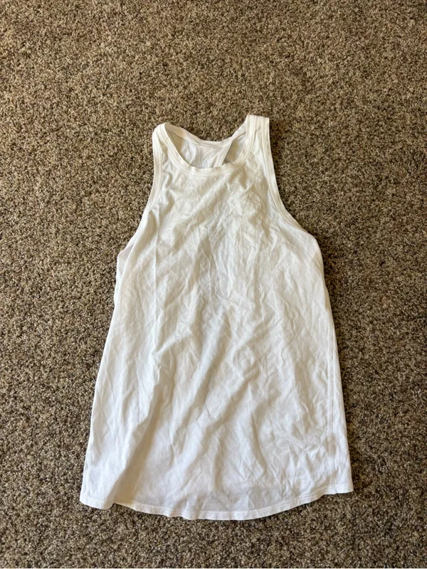 Lululemon White Tie Tank Top - Image 2
