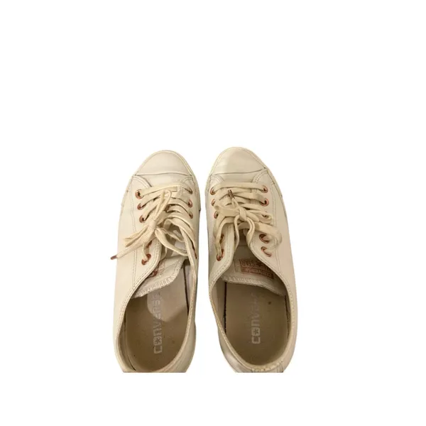 Converse Chuck Taylor All Star OX Egret 8 EUC - Image 8