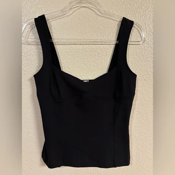 FREE PEOPLE Intimately Somewhere Sometime Cami in Black NWOT - Image 3