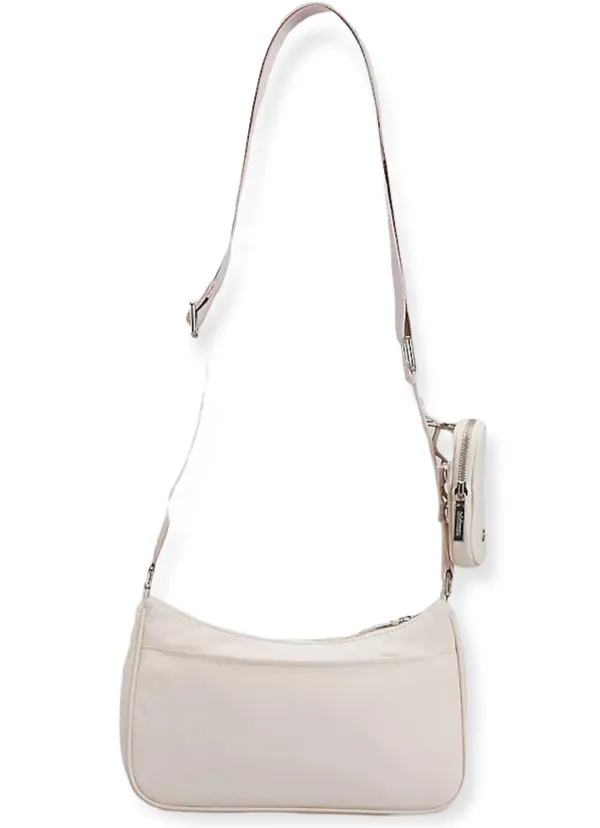 Crossbody with Nano Pouch White Opal Rare - Image 2