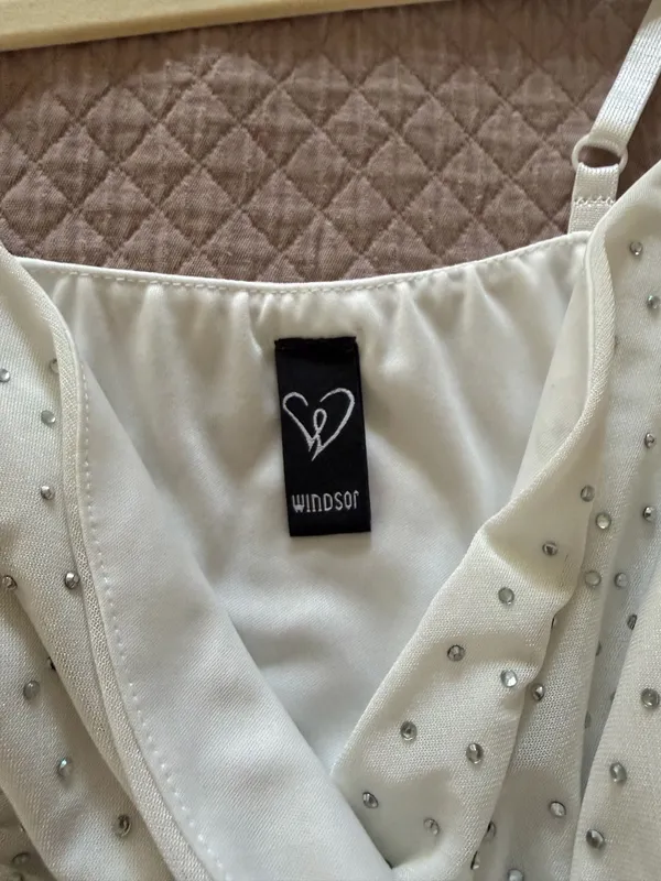 Windsor White Mini Sequin Dress - Image 4