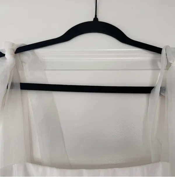 Radiant Romance Lulus White Tie-Strap Maxi Dress - Image 5