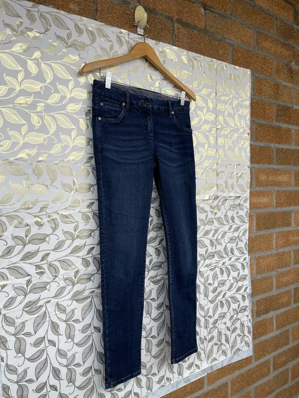 Brunello Cucinelli Dark Wash Skinny Jeans IT 42 US 6 Luxury Quiet Luxury Core - Image 2