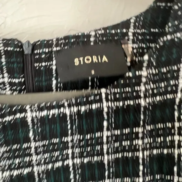 Storia tweed black and white dress▪️size S - Image 4